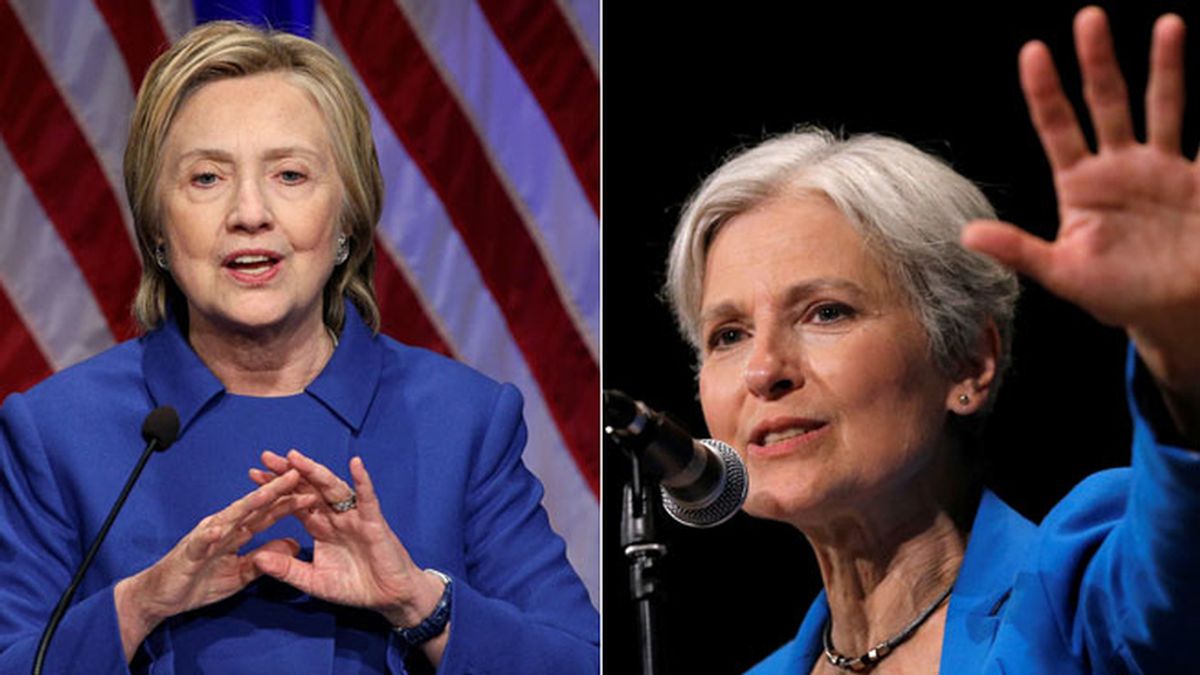 Hillary Clinton y Jill Stein