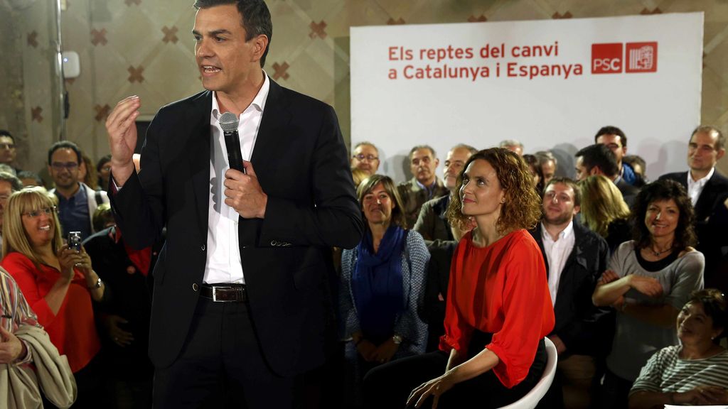 Pedro Sánchez en un acto
