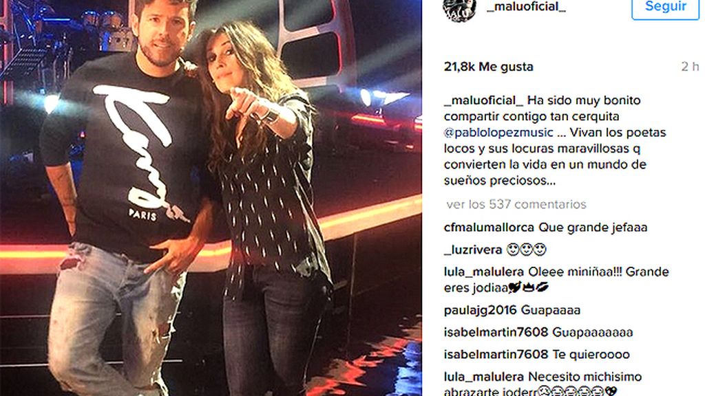 Malú y Pablo López