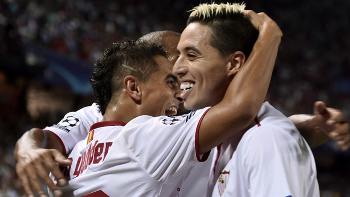 El Sevilla bate con su mejor cara al Lyon