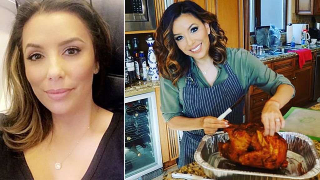 Eva Longoria ha asado y trinchado su propio pavo... y no tiene mala pinta