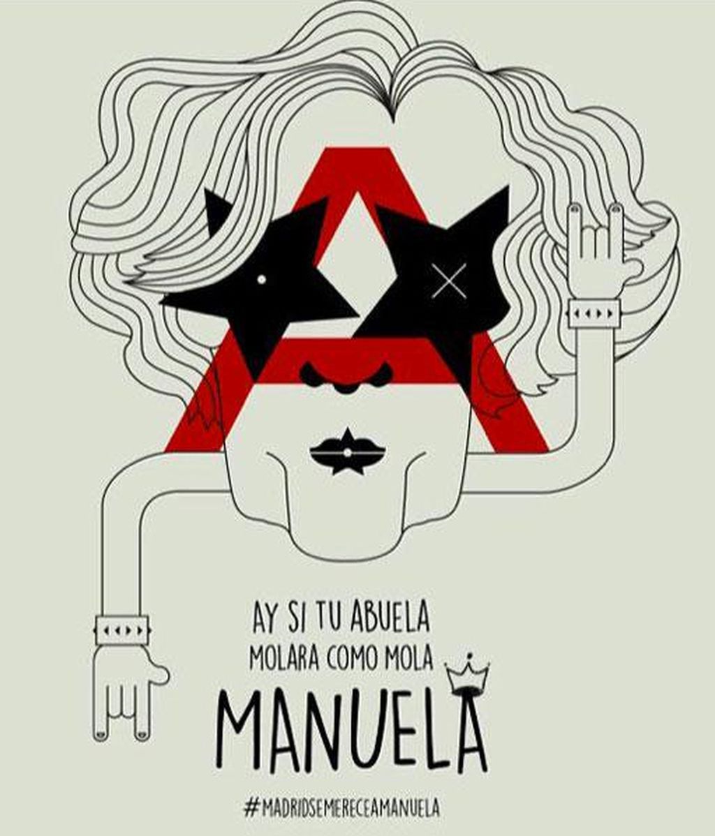 Ilustración de Manuela Carmena para las municipales