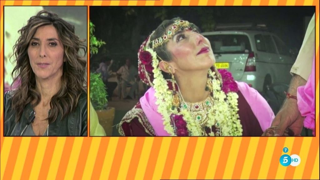 El programa nos muestra las imágenes del enlace por primera vez