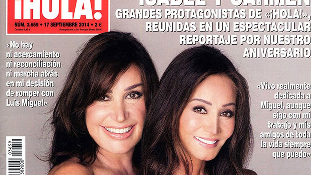Isabel Preysler y Carmen Martínez Bordiú