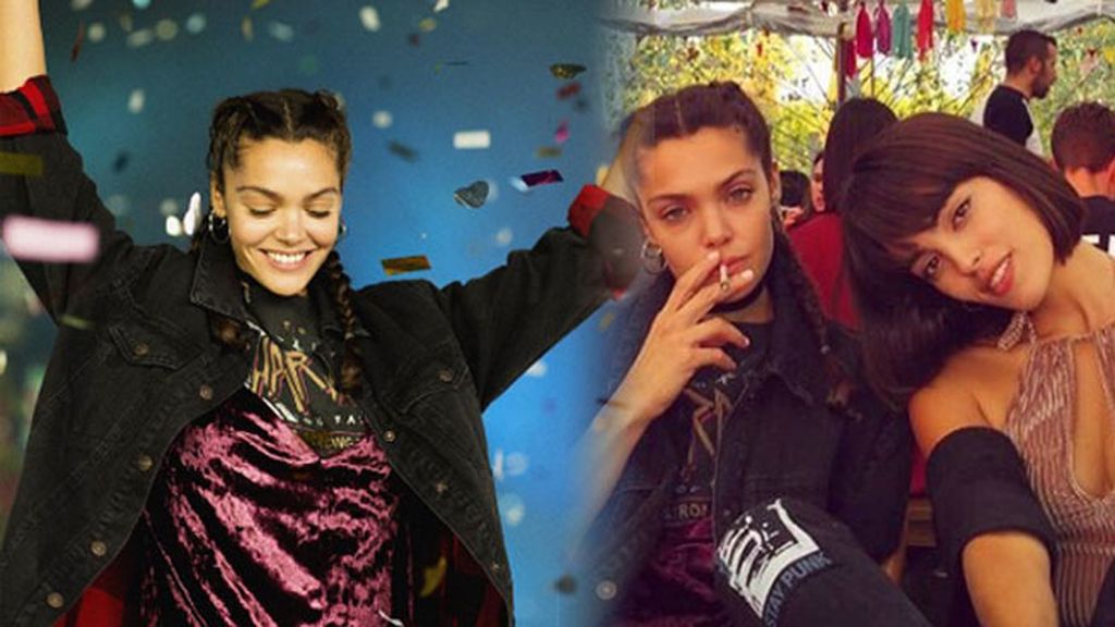 Y Ana Rujas, con bien de confeti y de pose