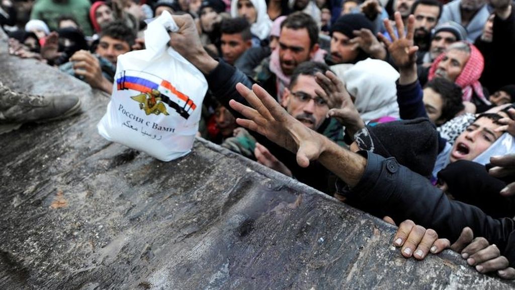 En busca de alimentos