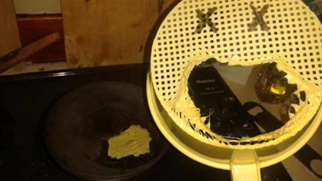 De escurridor a cara sorprendida