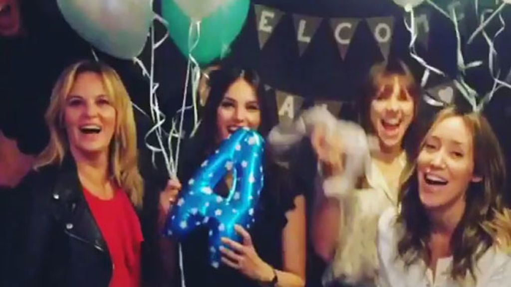 La reunión ha sido en casa de Helen y Rudy: "Un día para recordar", ha escrito ella