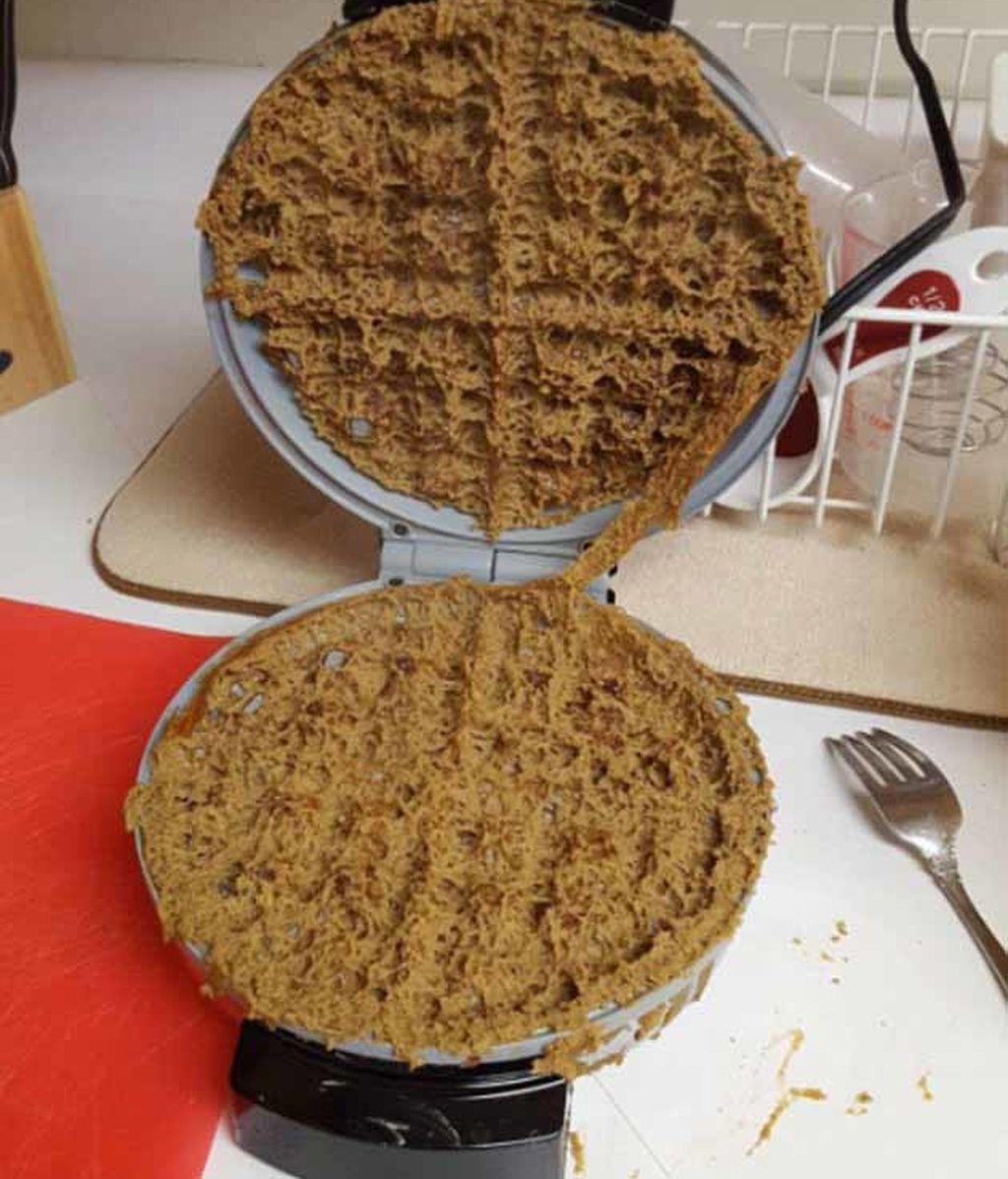 Aquí falló la masa de los gofres