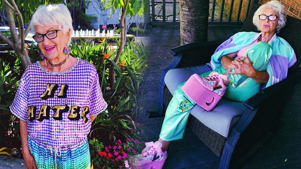 Color y alegría: Baddie Winkle, la abuela internetera que enamora con sus 'looks'