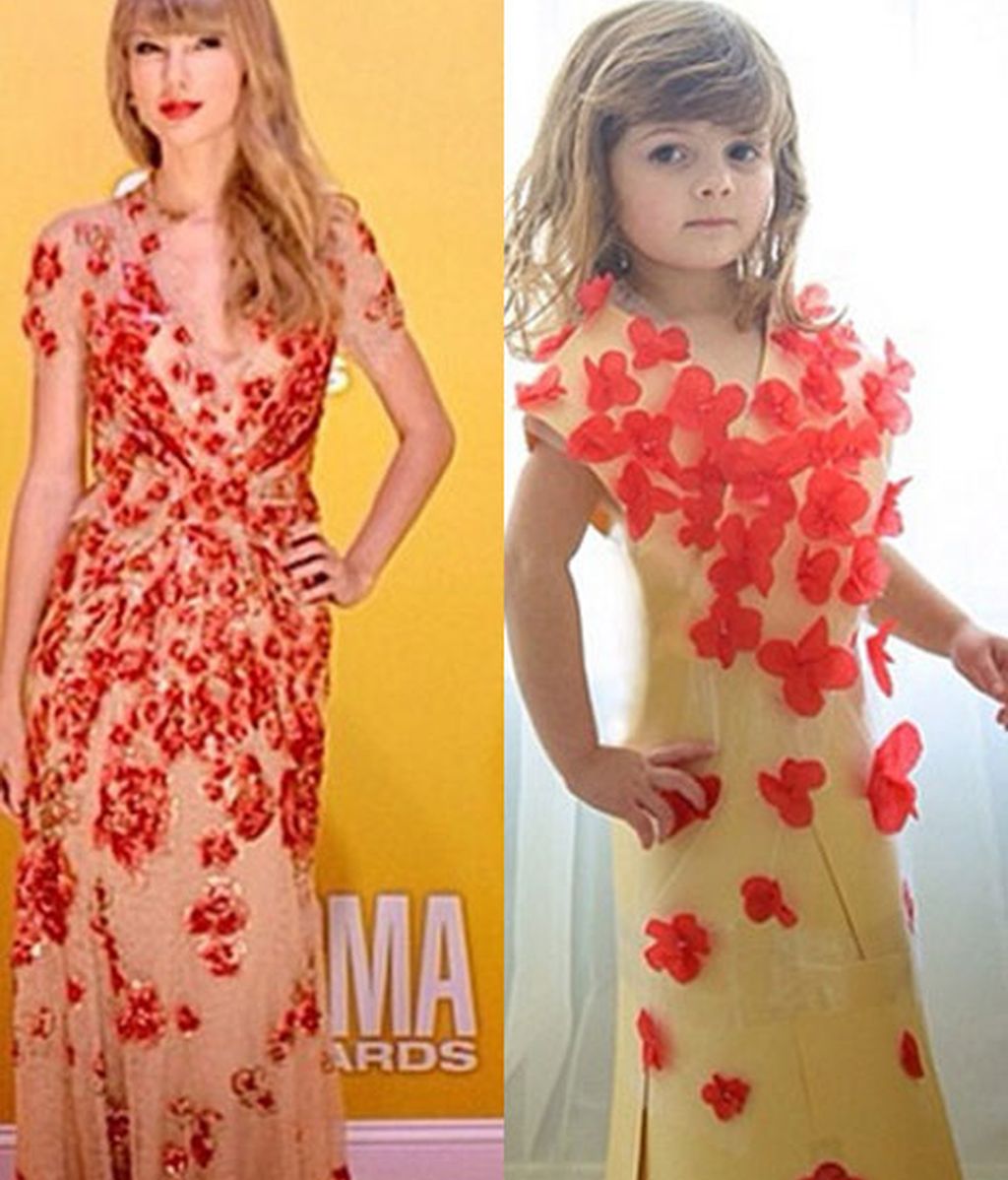 Vestidos de alfombra roja, en papel