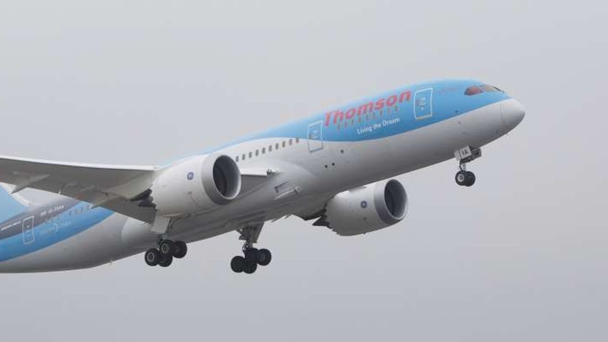 Un avión de Thomson Airways se acercó a un misil en agosto