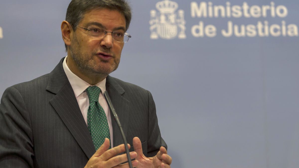 El ministro de fomento y justicia en funciones, Rafael Catalá.