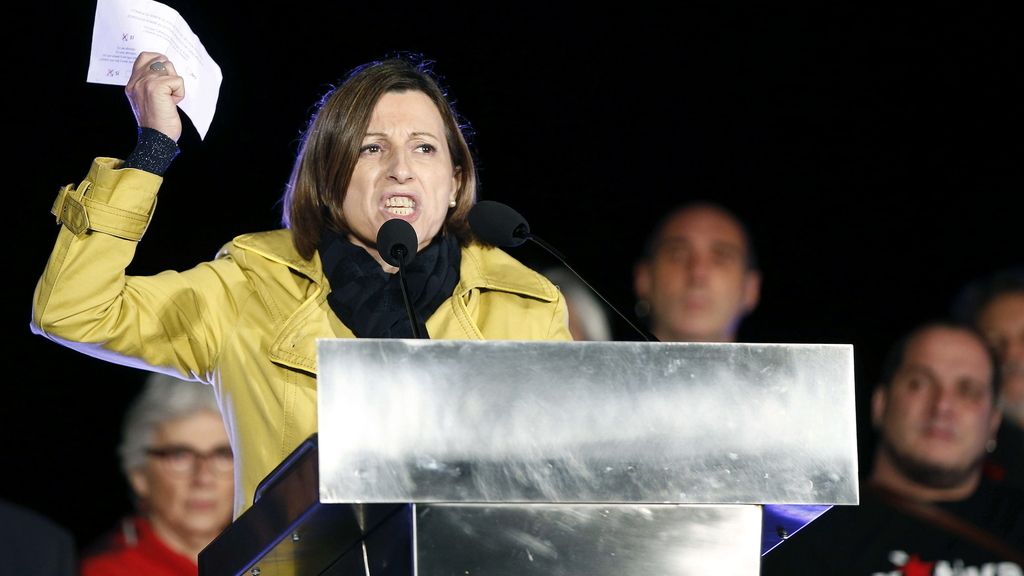 La presidenta de la ANC, Carme Forcadell
