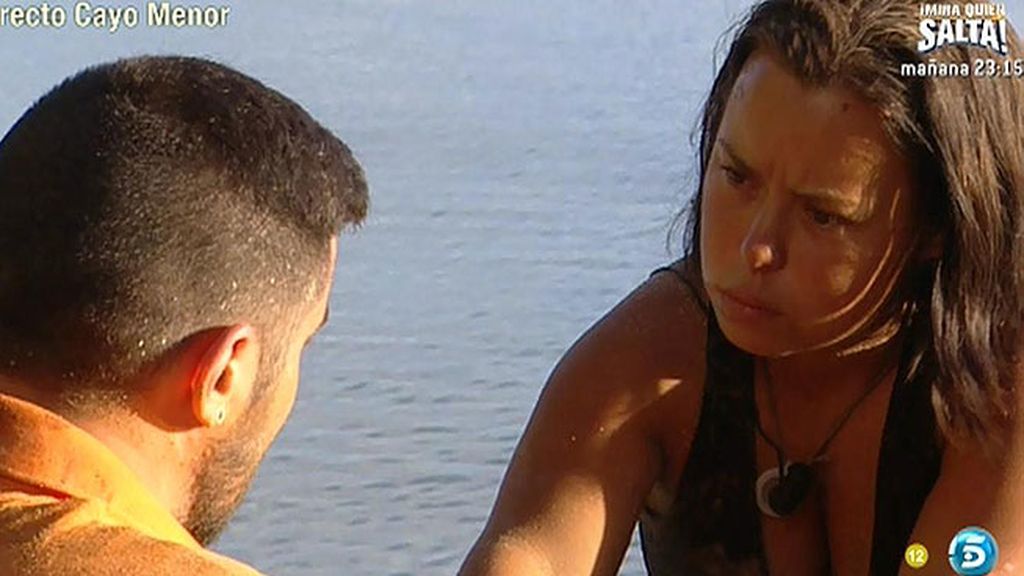 Chiqui y Borja dormirán juntos en el palafito