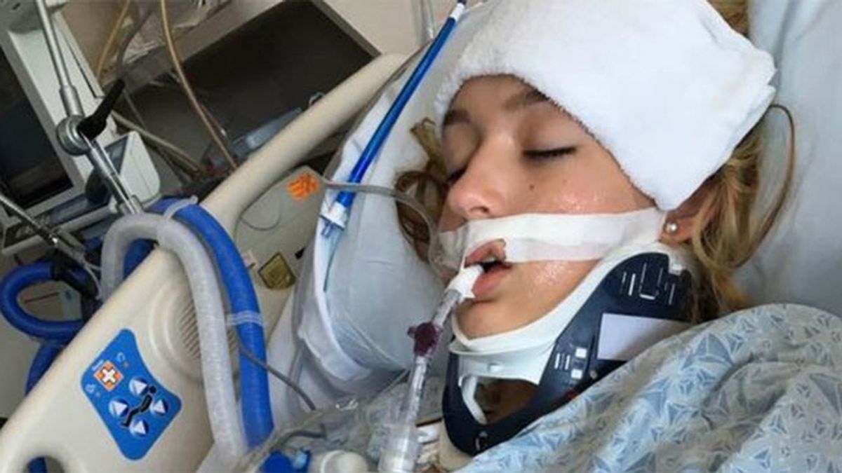 Publica la foto de su hija en coma para concienciar sobre el consumo de alcohol