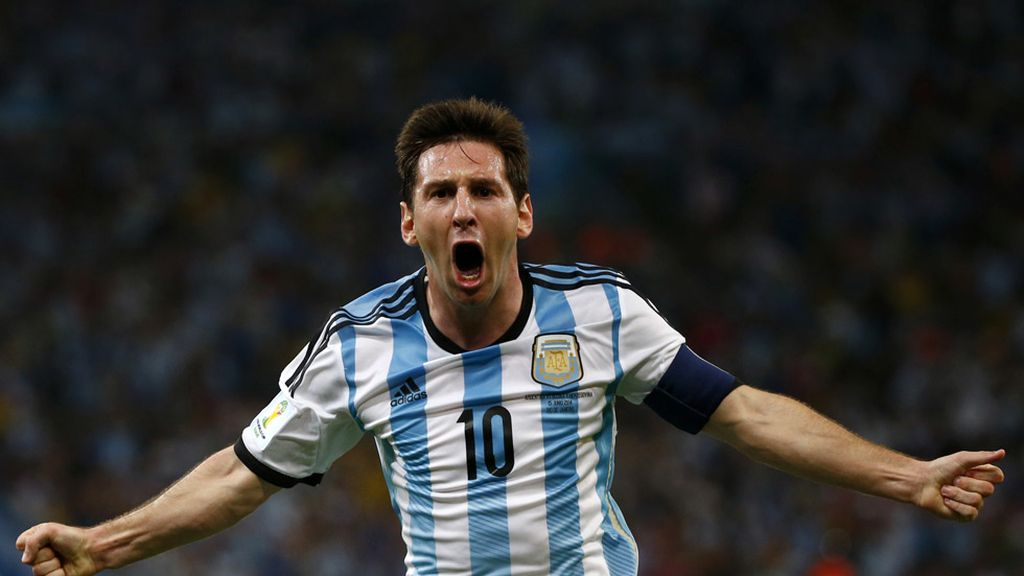 El 10 de Argentina celebró su gol con rabia