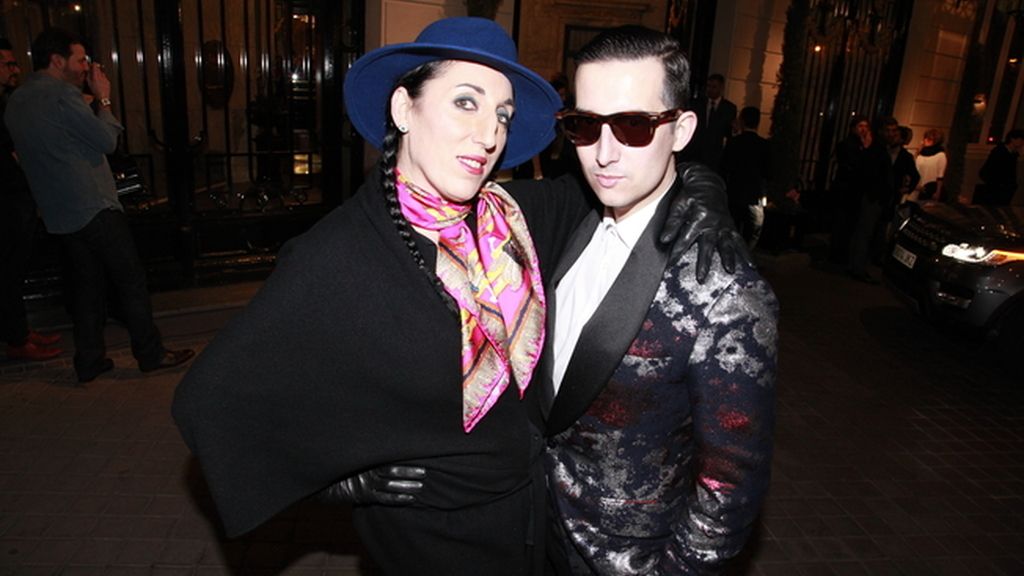 Con Rossy de Palma. Mi esmoquin es de Avellaneda