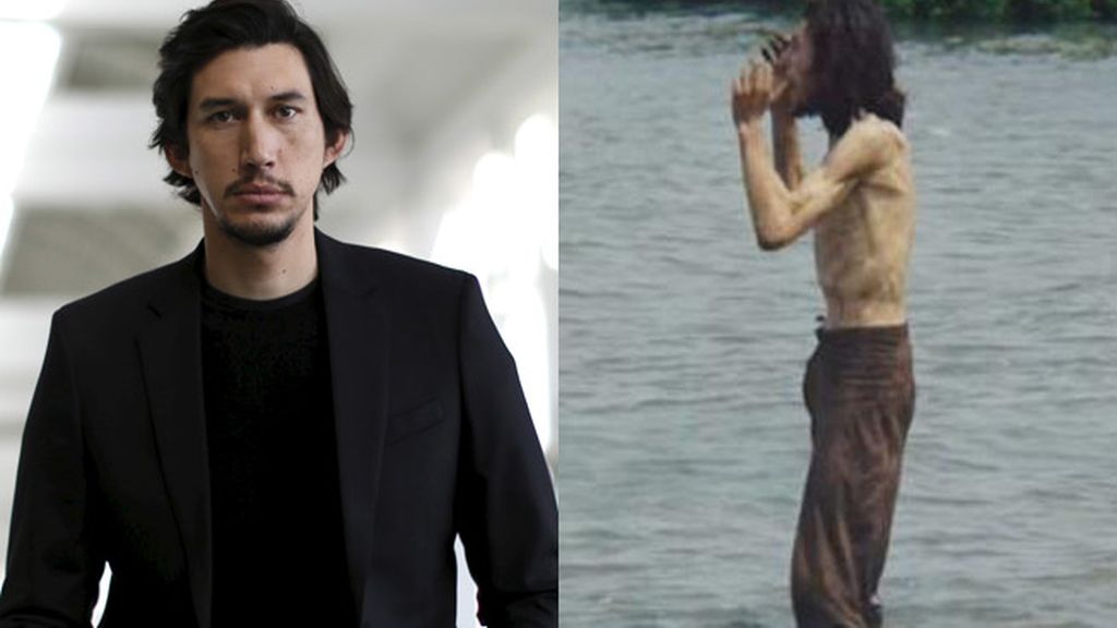 Adam Driver, escuálido para su próxima película