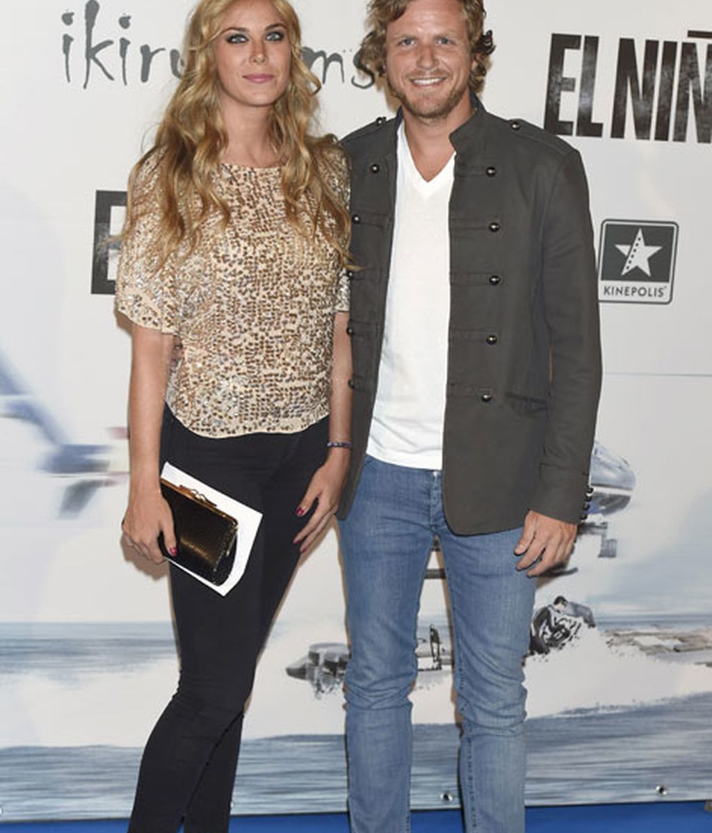 Álvaro de la Lama acudió acompañado por su novia