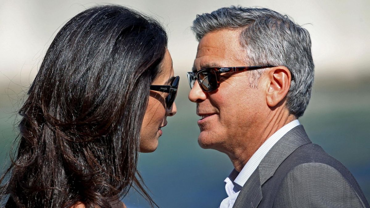 George Clooney y Amal Alamuddin
