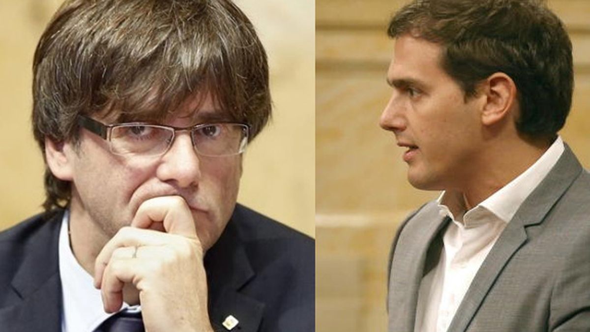 Puigdemont y Rivera se reúnen con posiciones antagónicas sobre el referéndum