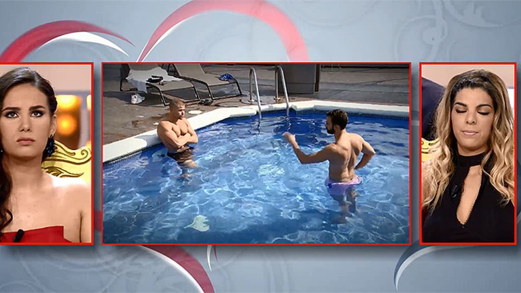 Iratxe y Ana se marchan de la cita cansadas del pique entre Agustín y Jaraba