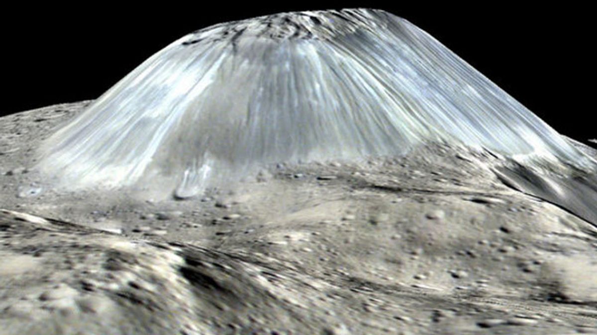 volcán de hielo,  planeta Ceres