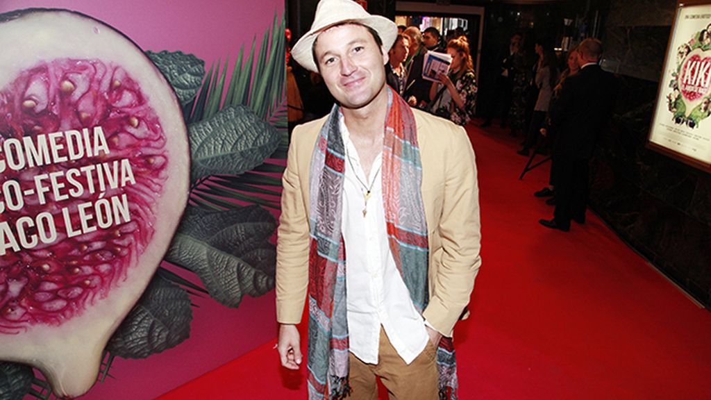 Fernando Andina a su llegada al cine Capitol