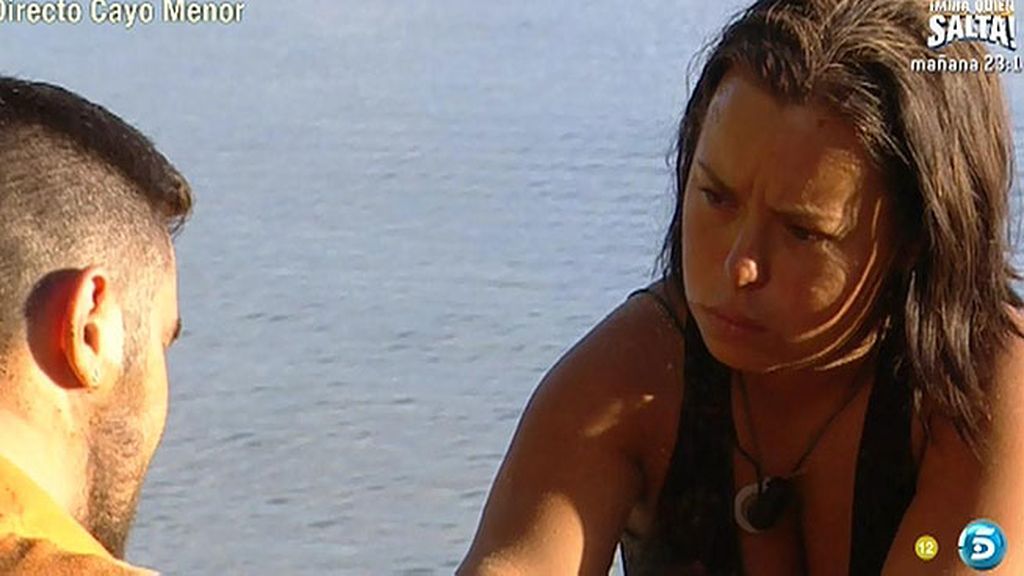 Chiqui y Borja dormirán juntos en el palafito