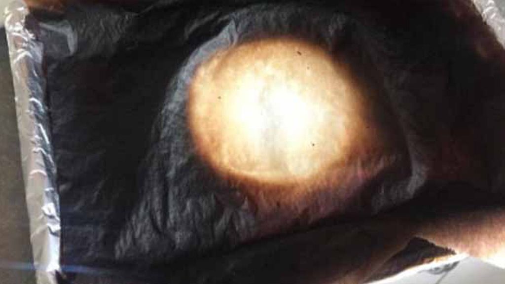 Hay que saber parar cuando se reutiliza un papel de horno