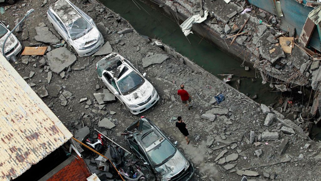 La ciudad de Kaohsiung ha quedado devastada