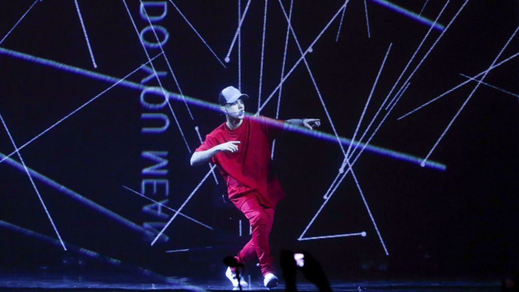 Justin Bieber durante su actuación