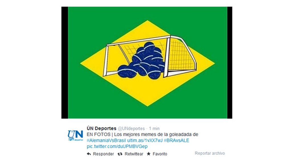 Los memes de una goleada para la historia