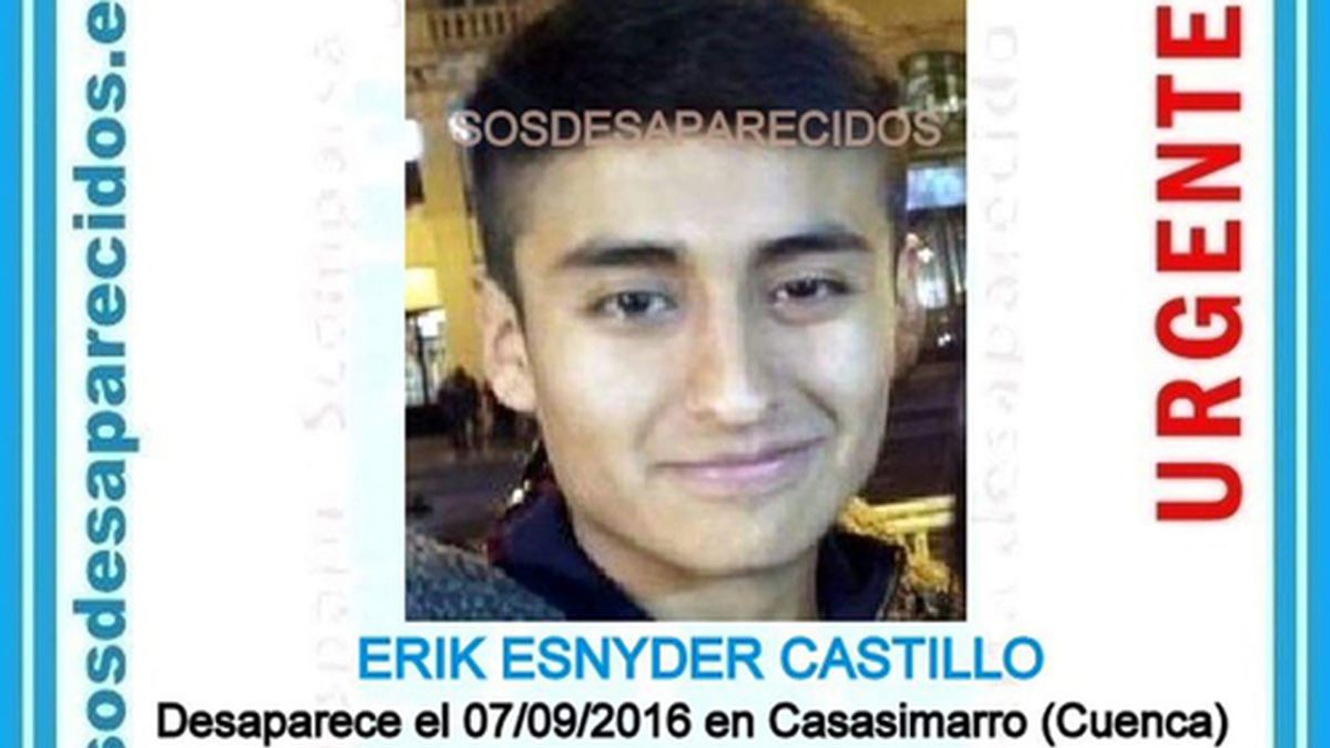 Erik Snyder Castillo, desaparecido en Cuenca