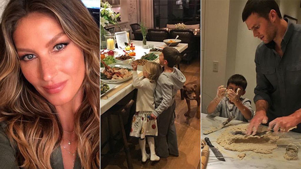 Gisele Bundchen, su marido y sus hijos: ¡todos cocinando!