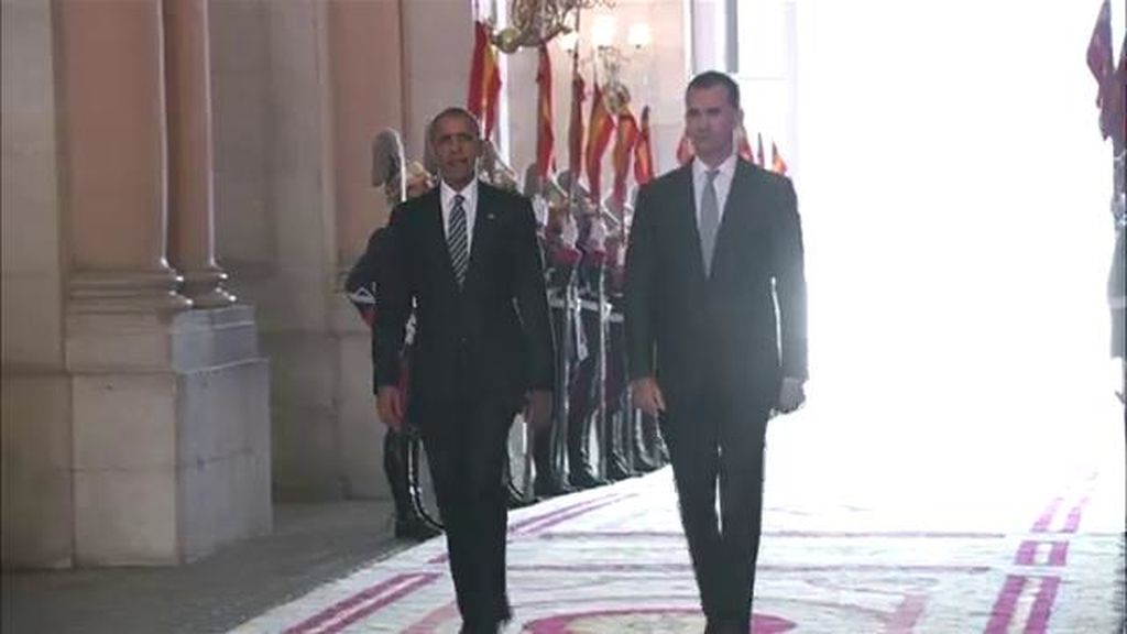 Obama en el Palacio Real