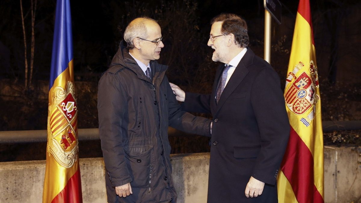 El presidente del Gobierno, Mariano Rajoy, en Andorra