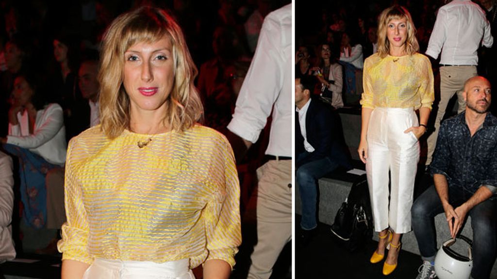 Cecilia Freire en el desfile de 2nd Skin