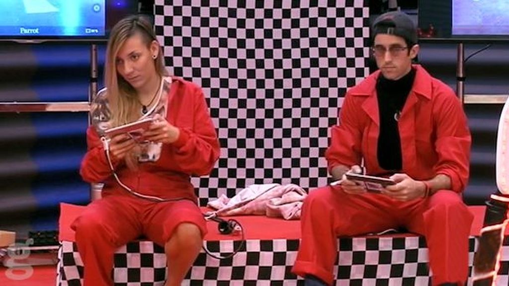 Paula y Luis en la prueba