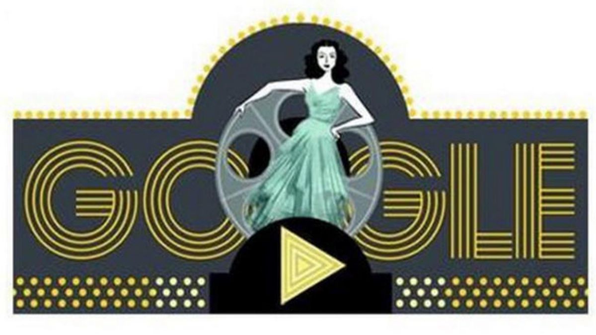 Hedy Lamarr en el doodle de Google