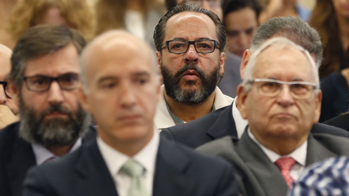 Álvaro Pérez y Ángel Sanchís durante el juicio por el caso Gürtel