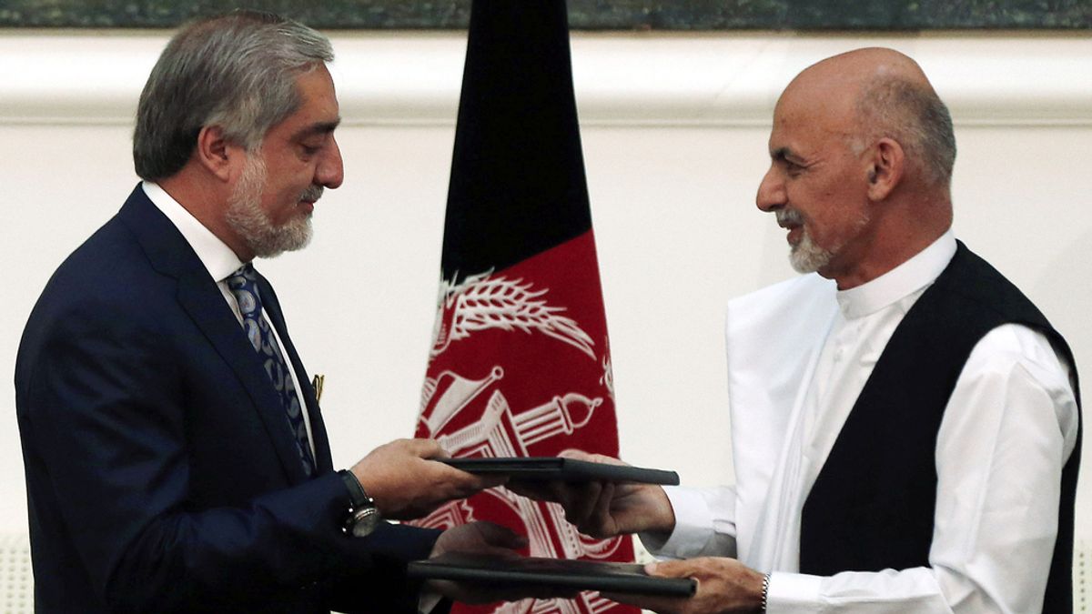 Abdullah Abdullah y Ashraf Ghani