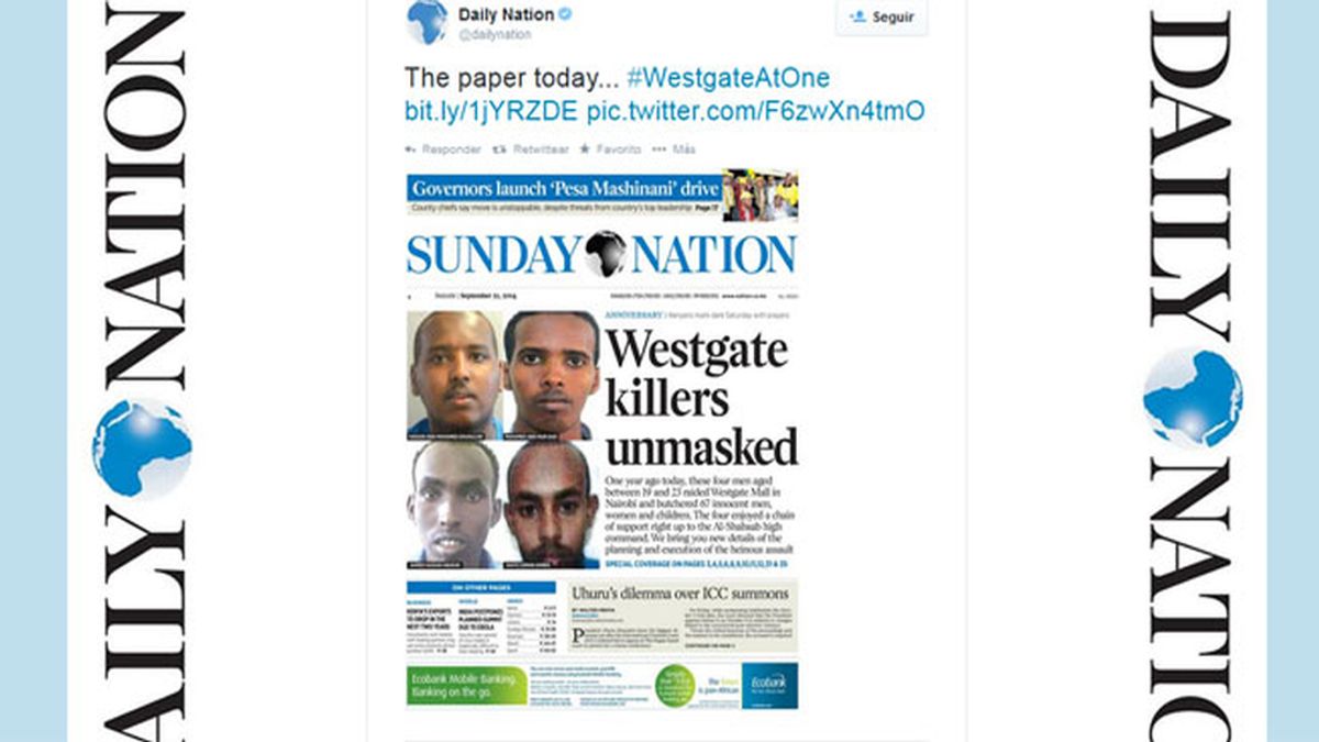 El rostro de los responsables del atentado en Westgate