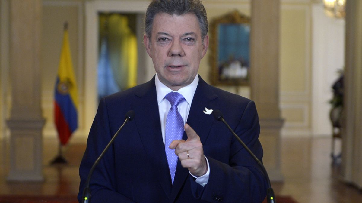 Santos reitera que no reanudará los diálogos de paz con las FARC hasta que libere a los secuestrados
