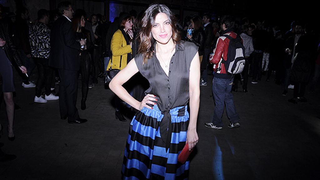 Jimena Mazucco con un conjunto de Tintoretto