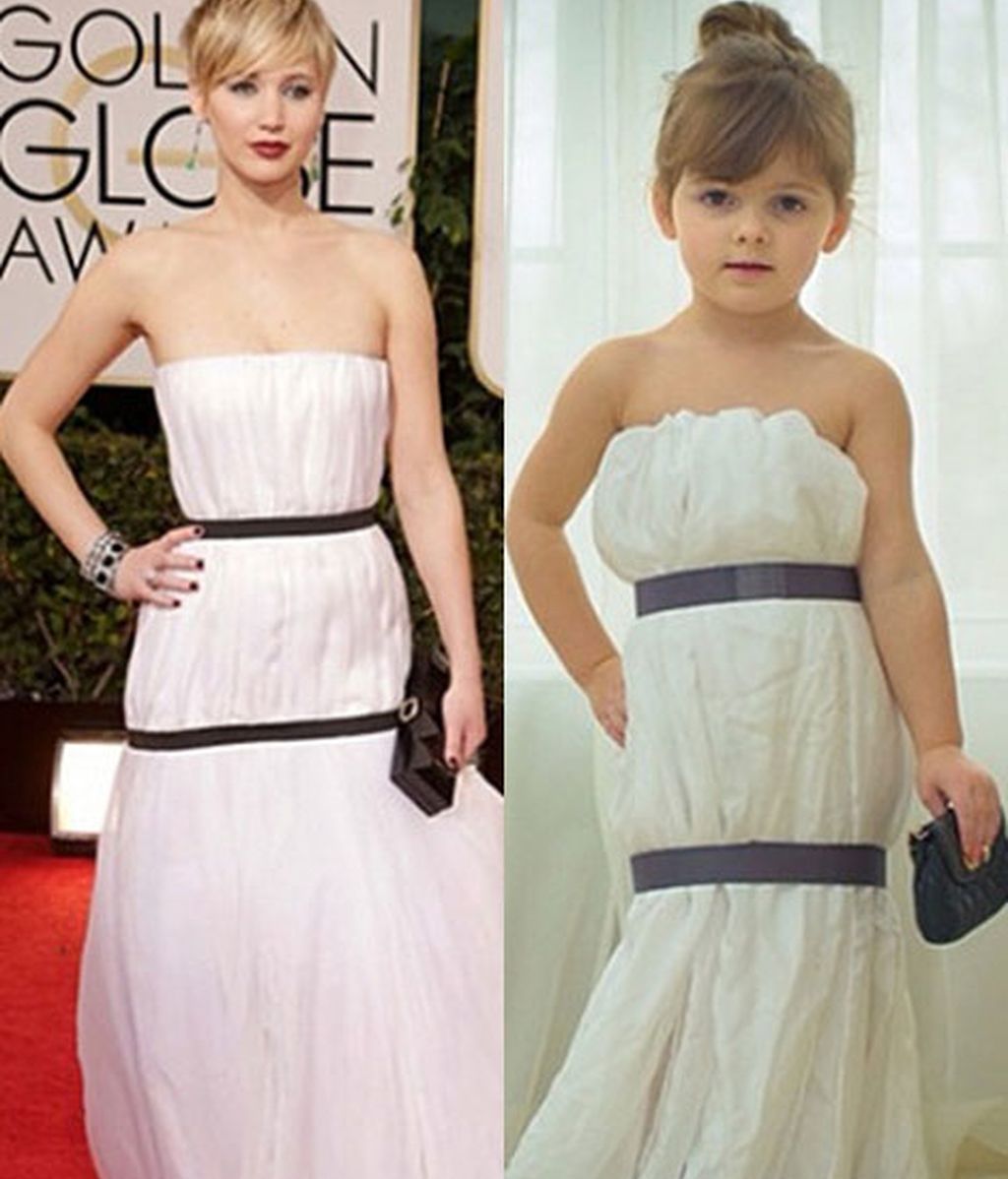 Vestidos de alfombra roja, en papel