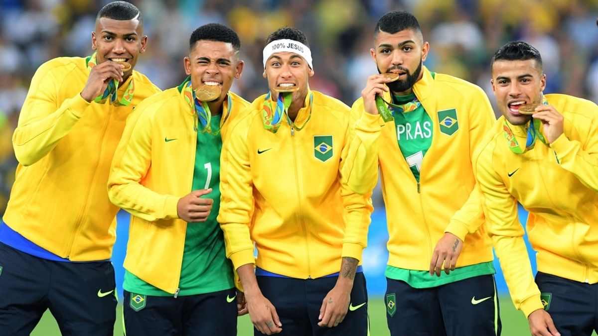 Neymar consigue la medalla de oro