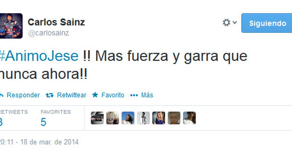 Carlos Sainz Twitter