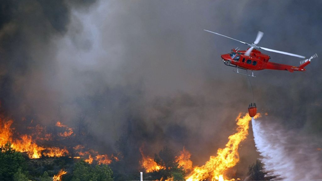Incencio forestal entre Jávea y Benitatxell (Alicante)